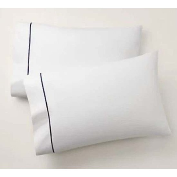 Ralph Lauren Other - Ralph Lauren Palmer Percale Organic Cotton King Pillowcases NEW Loft Gray